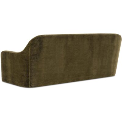 Alternative view of Rialto Sofa Dark Green Faux Mohair