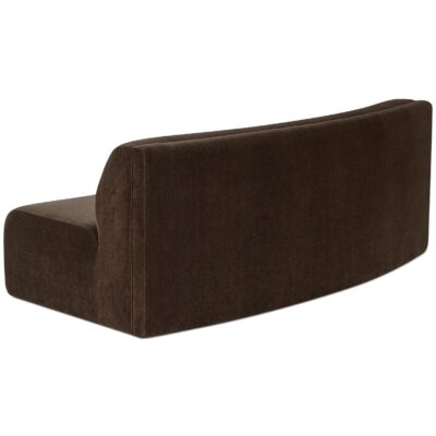 Alternative view of Naomi Concave Sofa Dark Brown