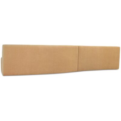 Alternative view of Naomi 2 Piece Wave Modular Sectional Golden Yellow