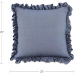 Betty 25 Inch Cushion Blue - Image 6