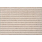 Betty 25 Inch Cushion Beige Stripe - Image 5