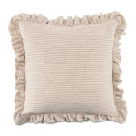Betty 25 Inch Cushion Beige Stripe