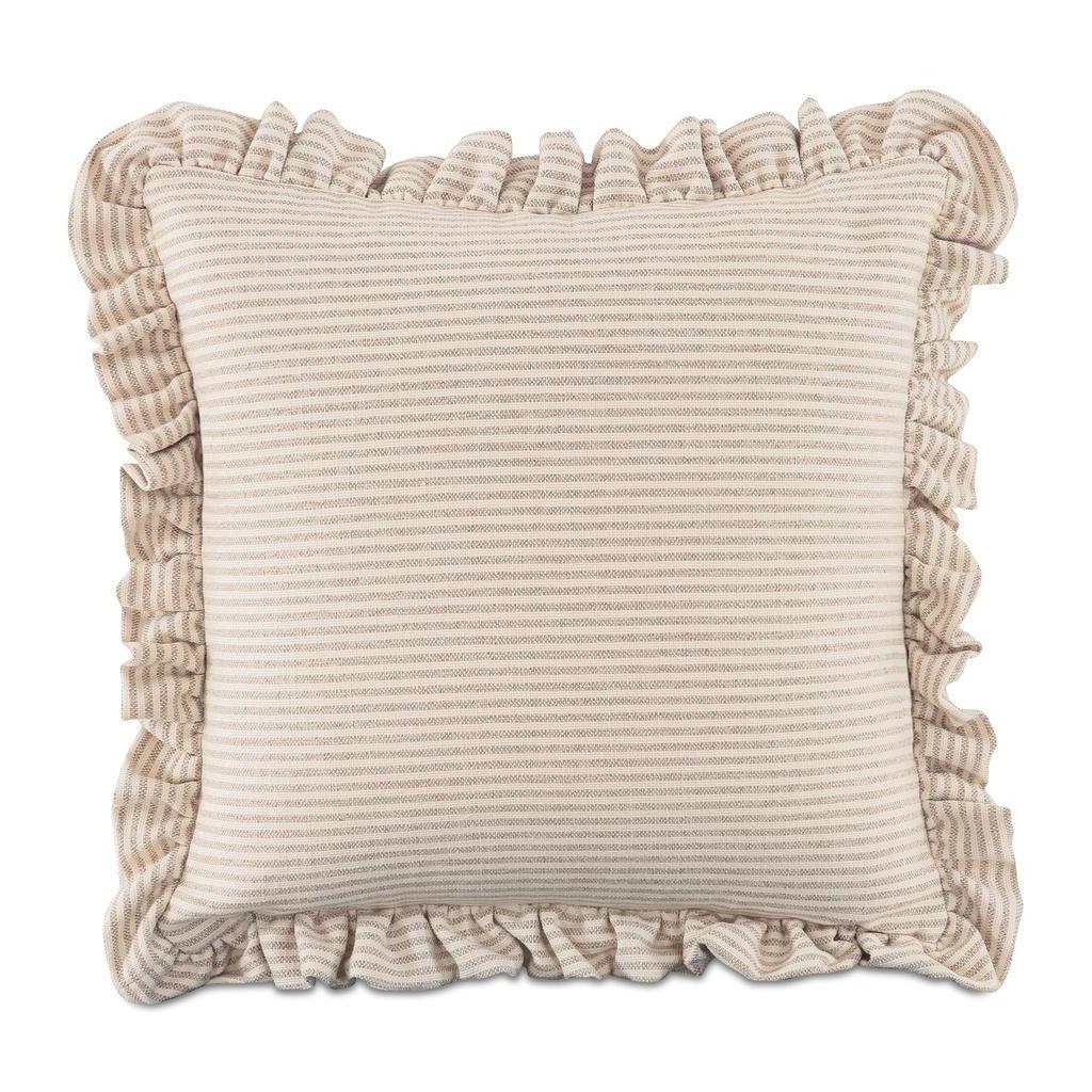 Betty 25 Inch Cushion Beige Stripe