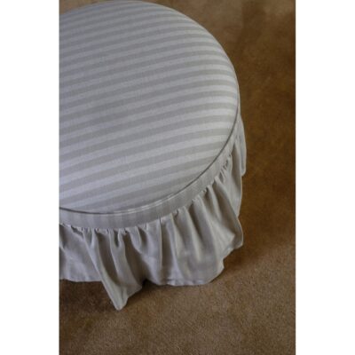 Alternative view of Heidi Storage Ottoman Beige Stripe
