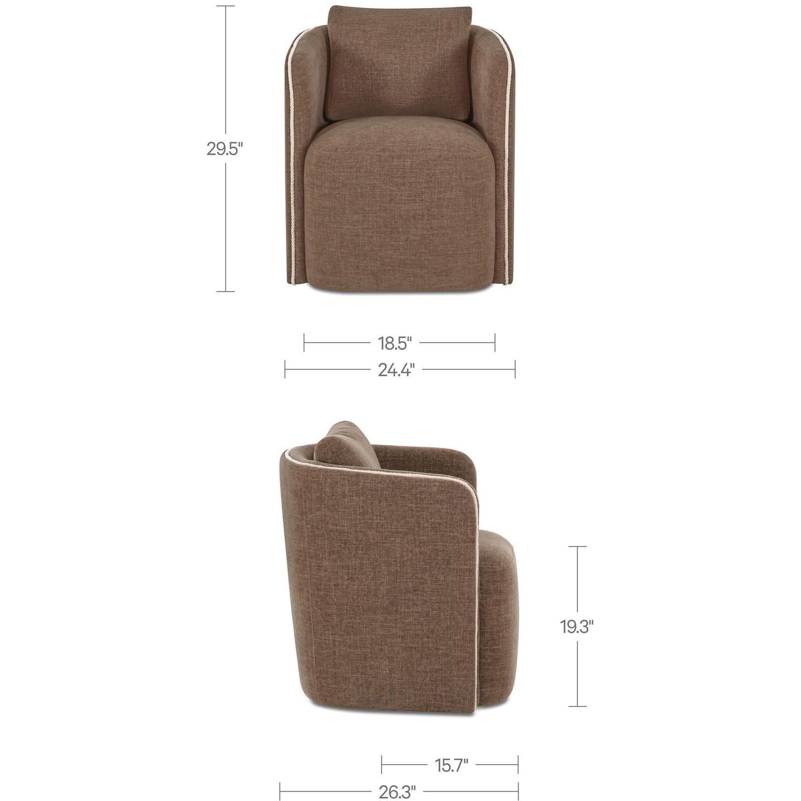 Cecil Dining Chair Dark Brown - Image 3