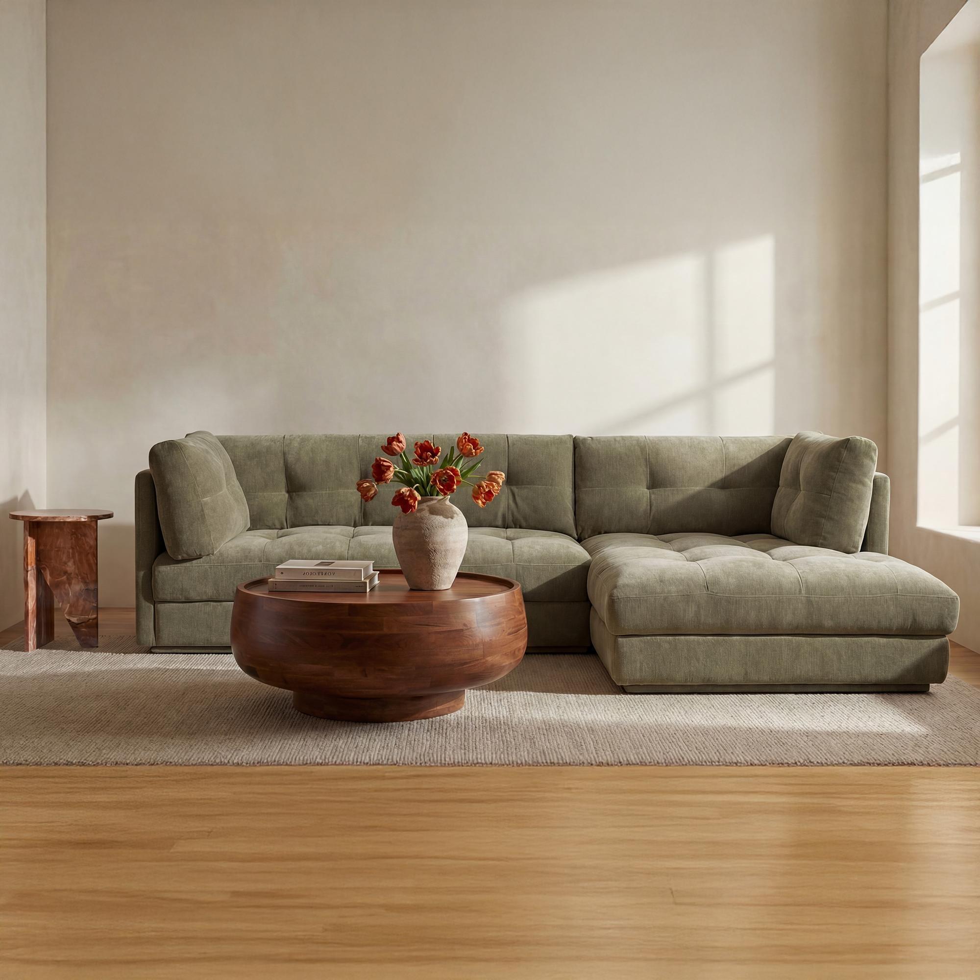 Mischa Right Sectional Sage Green - Image 2