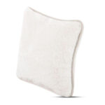 Carr 20In Cushion Faux Fur Cream - Image 4