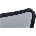 Yasmin Lumbar Cushion Light Blue Faux Mohair - Image 4