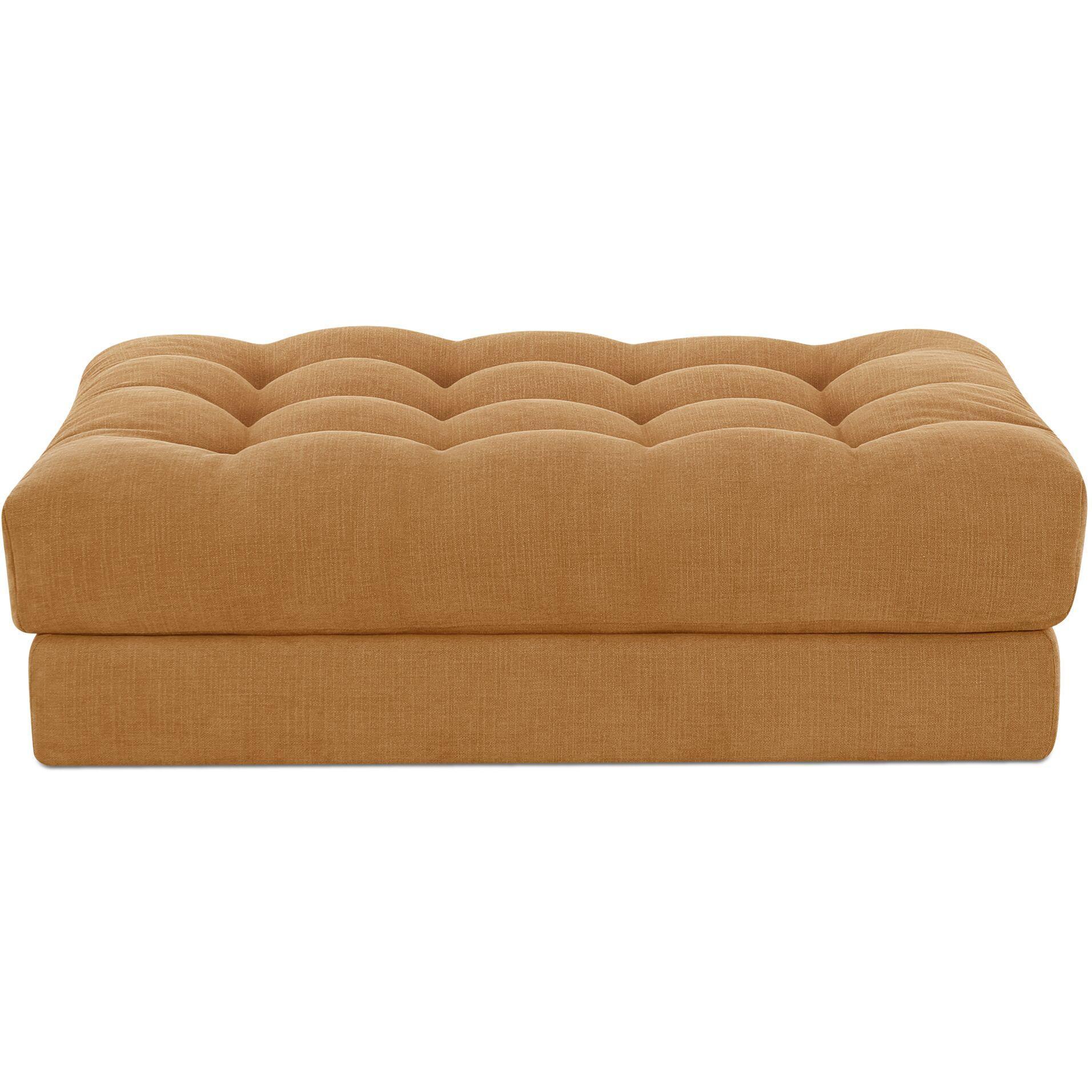 Davie Ottoman Golden Yellow