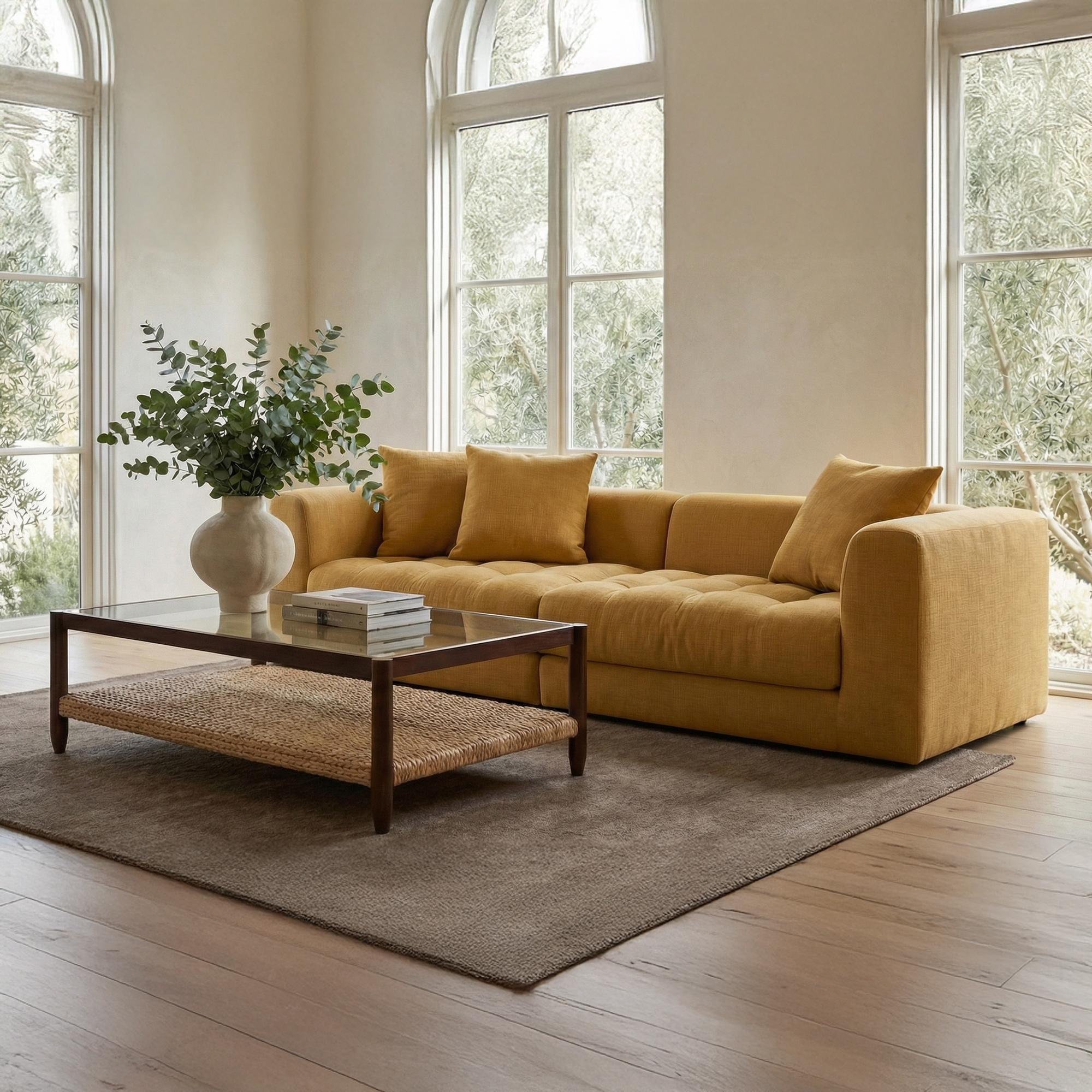 Davie Modular Sofa Golden Yellow - Image 2