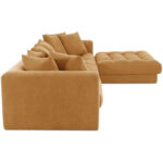 Davie Lounge Modular Sectional Golden Yellow - Image 4