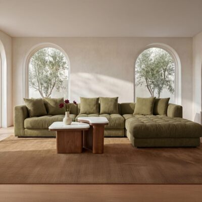 Alternative view of Davie Lounge Modular Sectional Olive