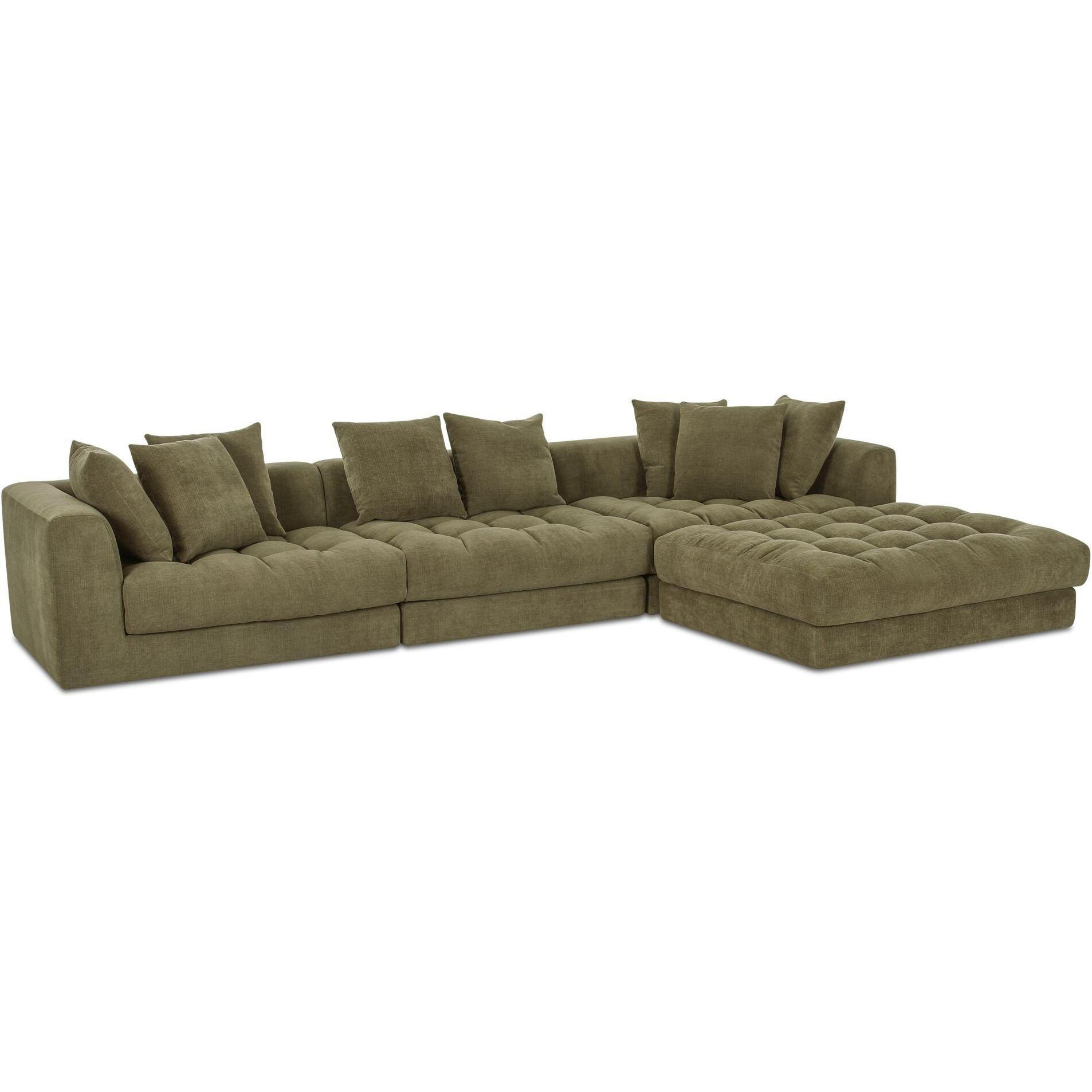 Davie Lounge Modular Sectional Olive - Image 3