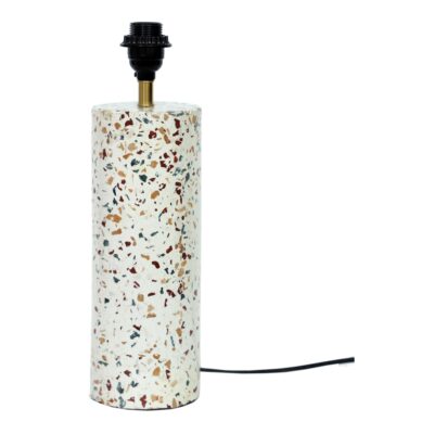 Alternative view of Terrazzo Cylinder Table Lamp