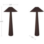 Gigi Floor Lamp Dark Brown - Image 5
