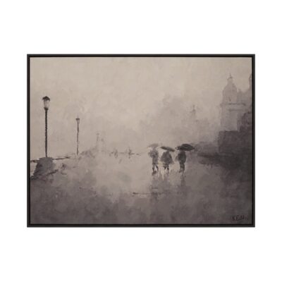 Ambra Hand-Painted Canvas Art