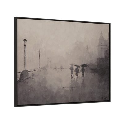 Alternative view of Ambra Hand-Painted Canvas Art