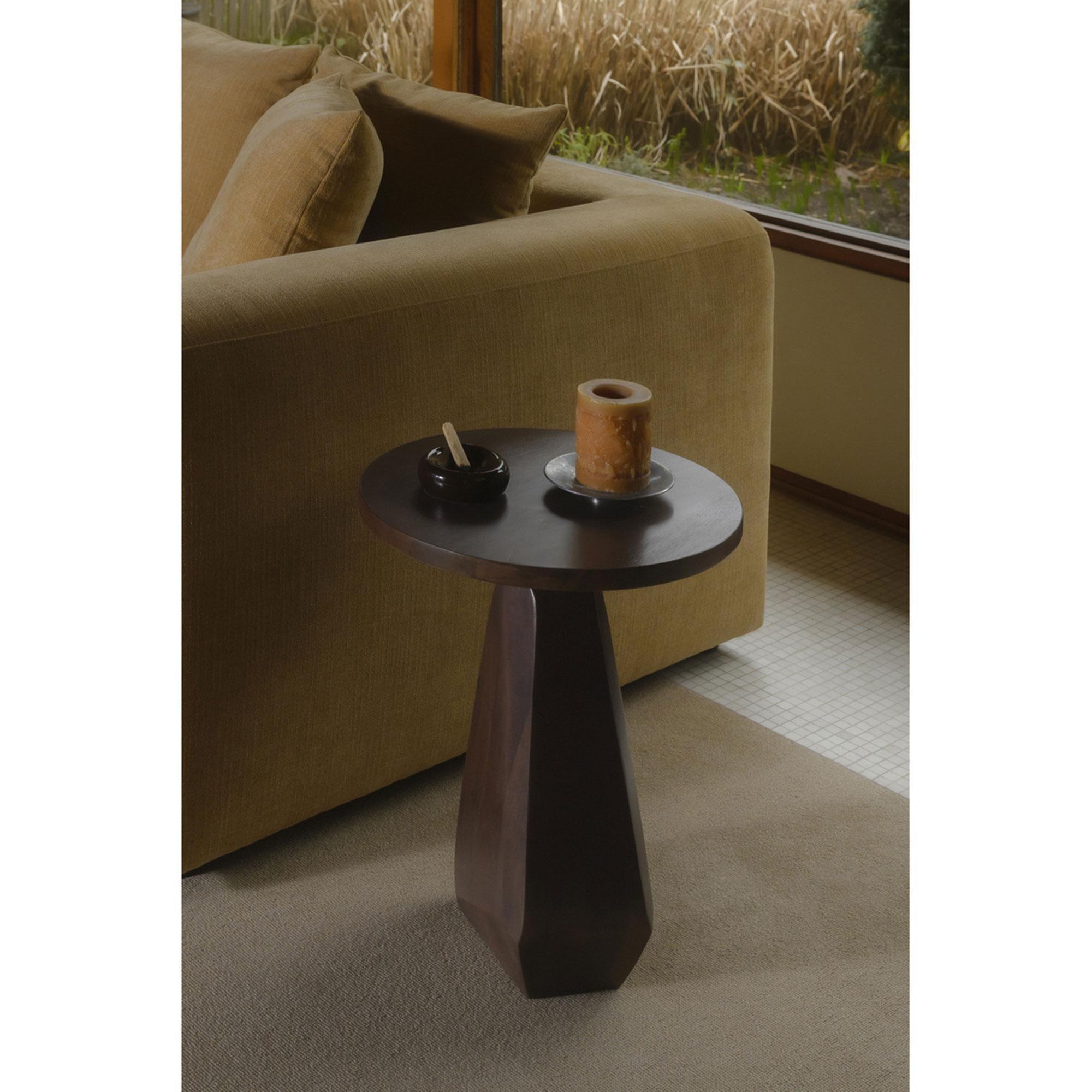 Harley Side Table Dark Brown - Image 3