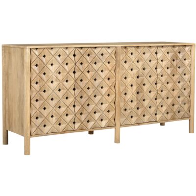 Alternative view of Fulton 4 Door Sideboard Natural