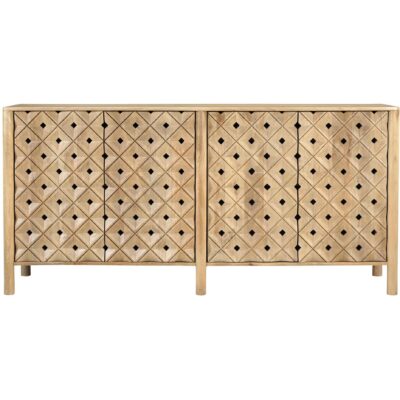 Fulton 4 Door Sideboard Natural