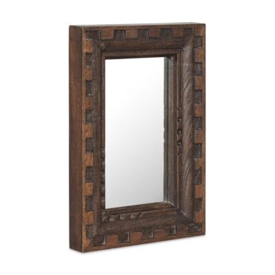 Alternative view of Holland Mirror Small Brown