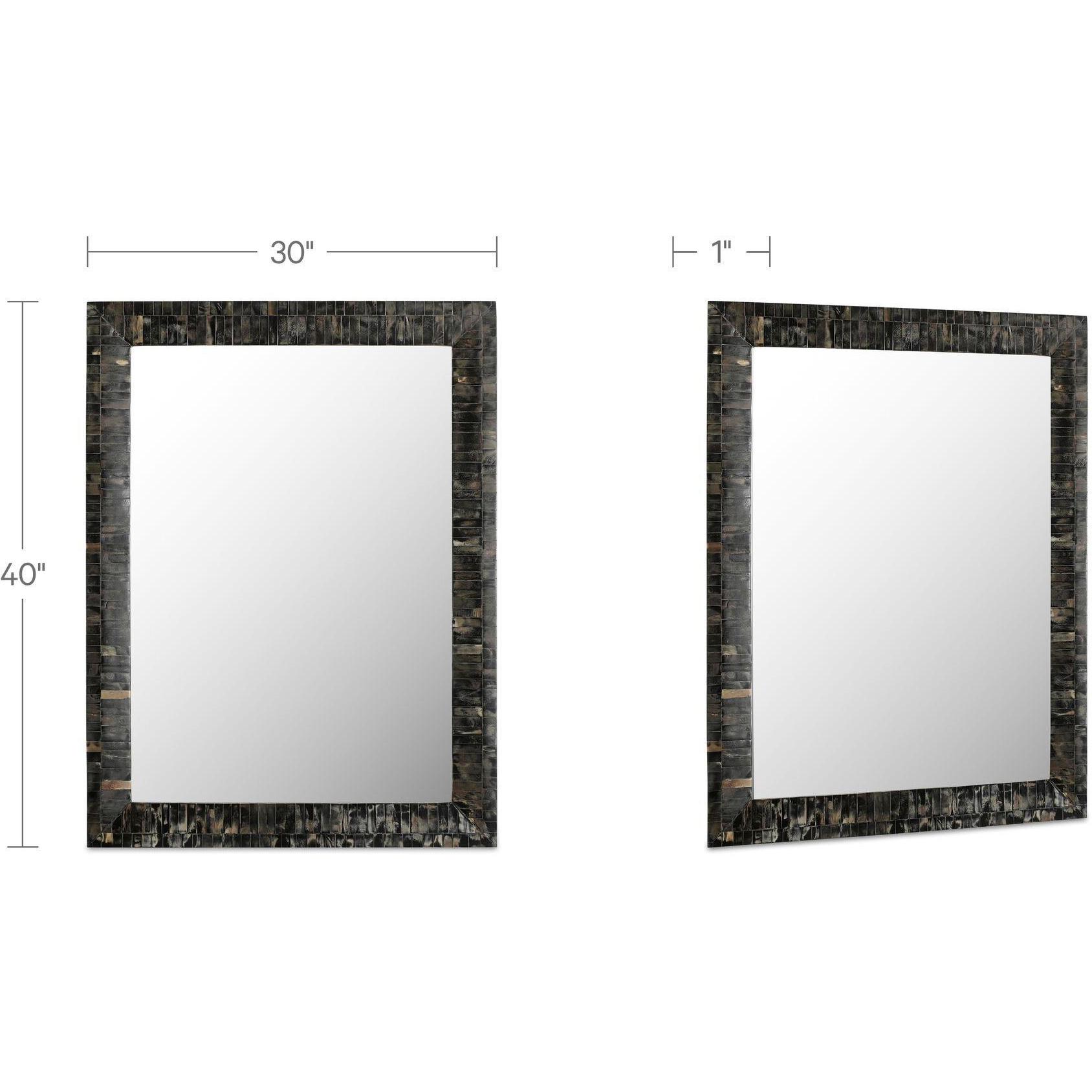 Avis Horn Inlay Mirror - Image 3
