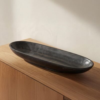 Alternative view of Venetia Tray Black Marble