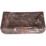 Piero Basin Deep Red Marble - Image 5