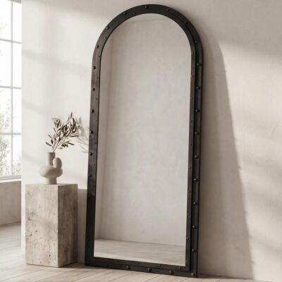 Alternative view of Hughes Floor Mirror Iron Grey