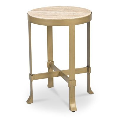 Alternative view of Holli Side Table Travertine
