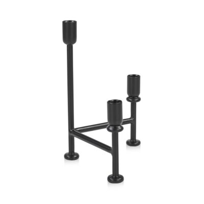 Alternative view of Cicero Candle Holder Black