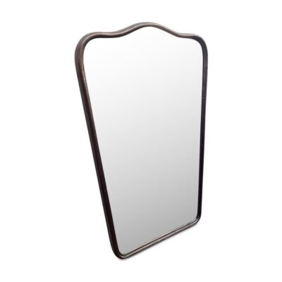 Alternative view of Keyes Mirror Blackened Bronze Cast Aluminum