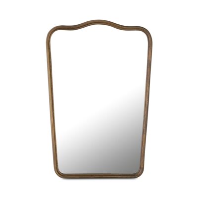 Keyes Mirror Brass