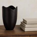 Athena Cast Aluminum Vase Blackened Bronze 7 Athena Cast Aluminum Vase Blackened Bronze - Image 4