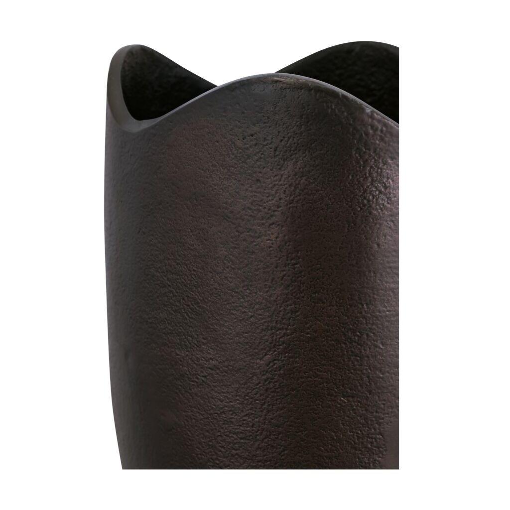 Athena Cast Aluminum Vase Blackened Bronze 3 Athena Cast Aluminum Vase Blackened Bronze - Image 3