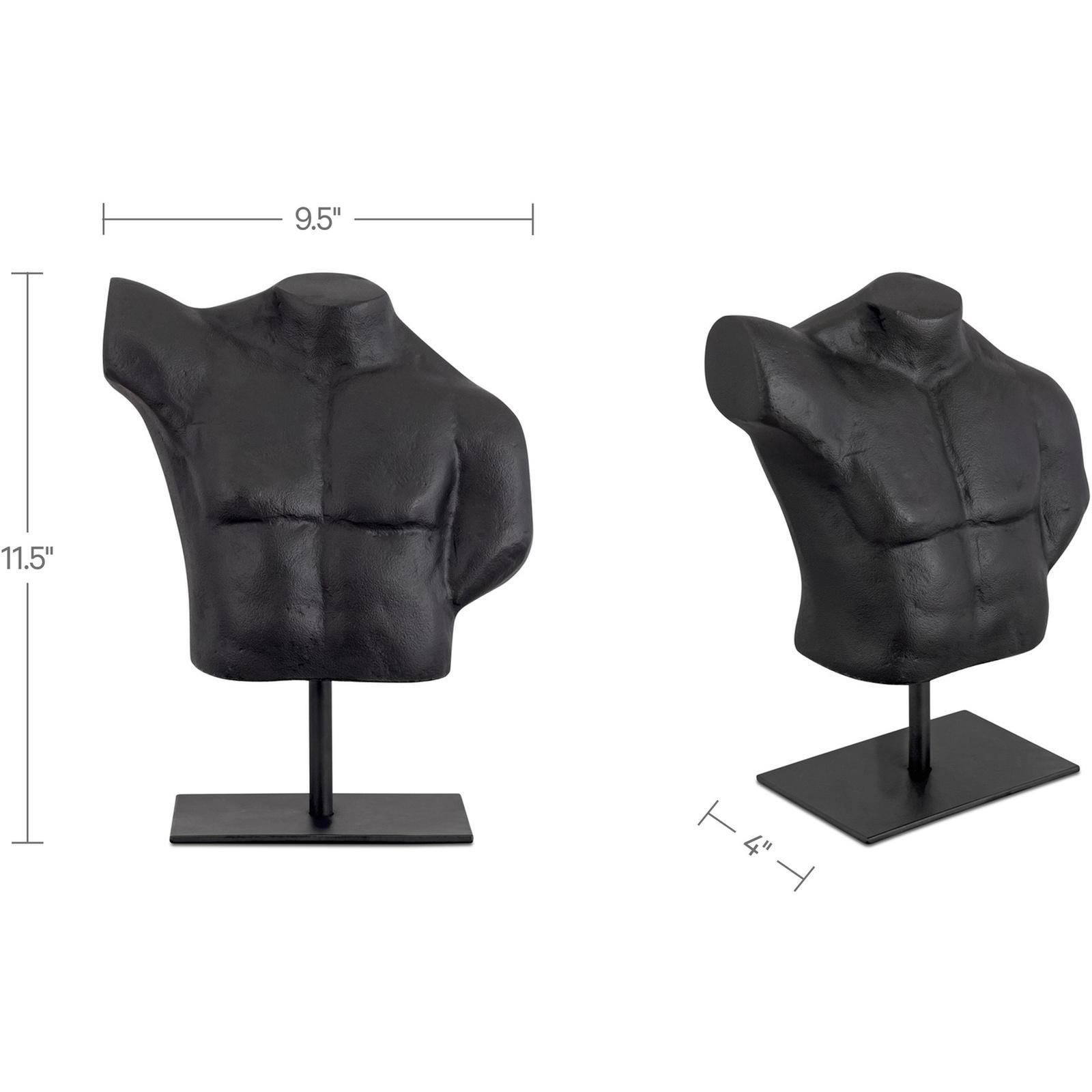 Victor Cast Alumiinum Sculpture Aged Black - Image 8