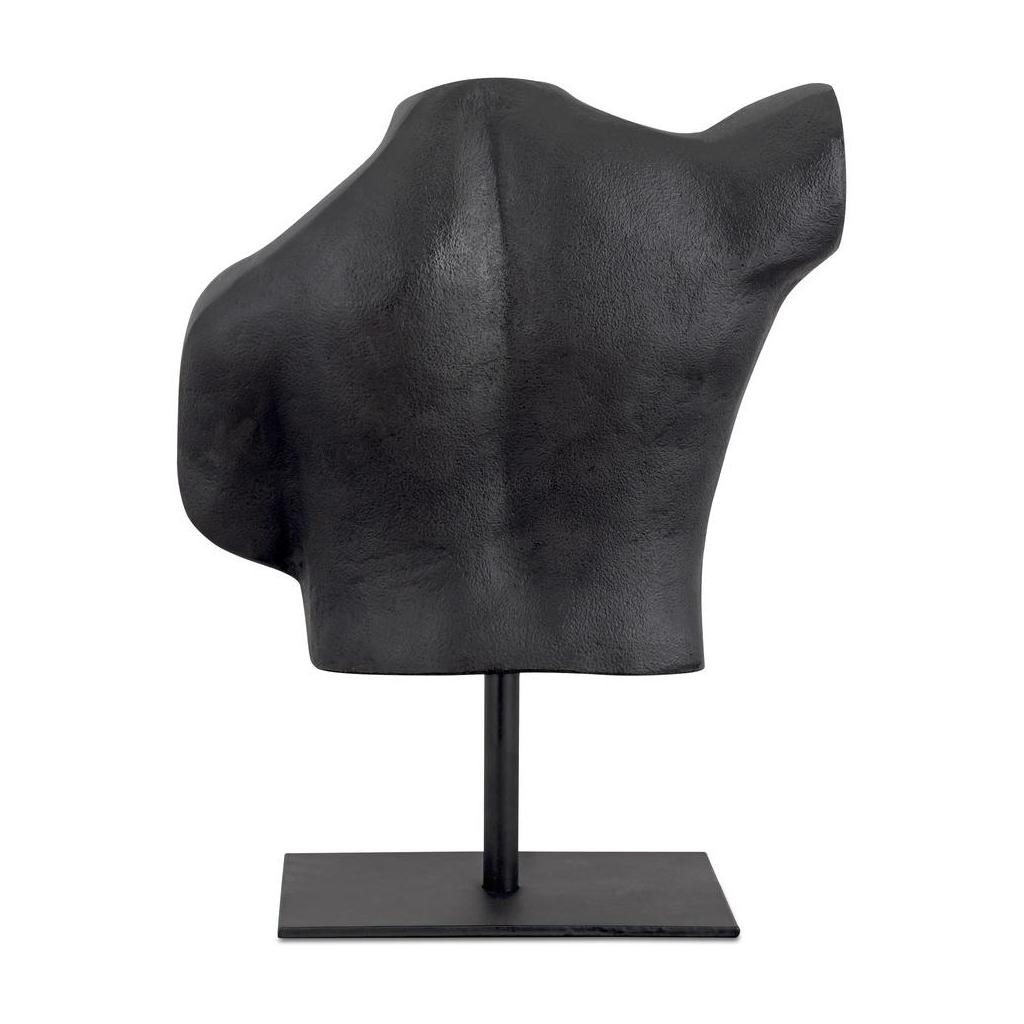 Victor Cast Alumiinum Sculpture Aged Black - Image 5