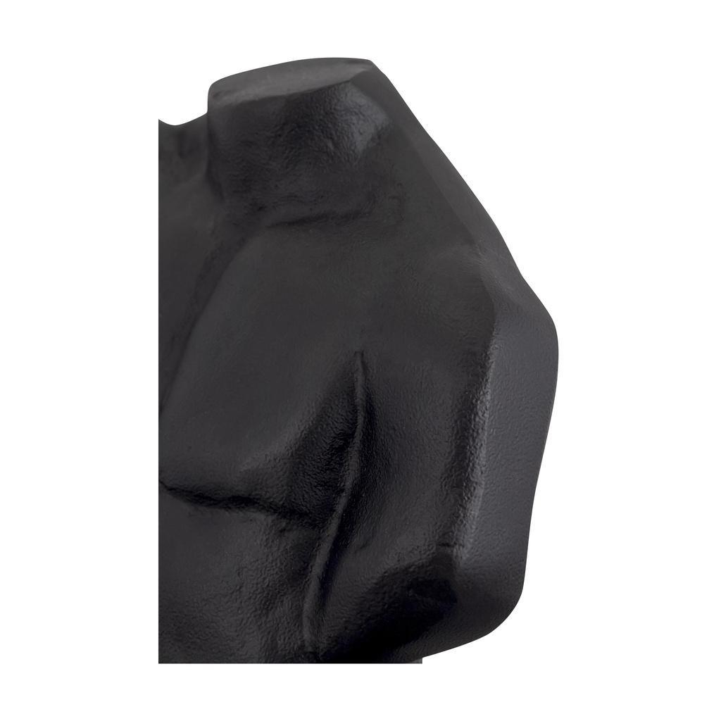 Victor Cast Alumiinum Sculpture Aged Black - Image 6