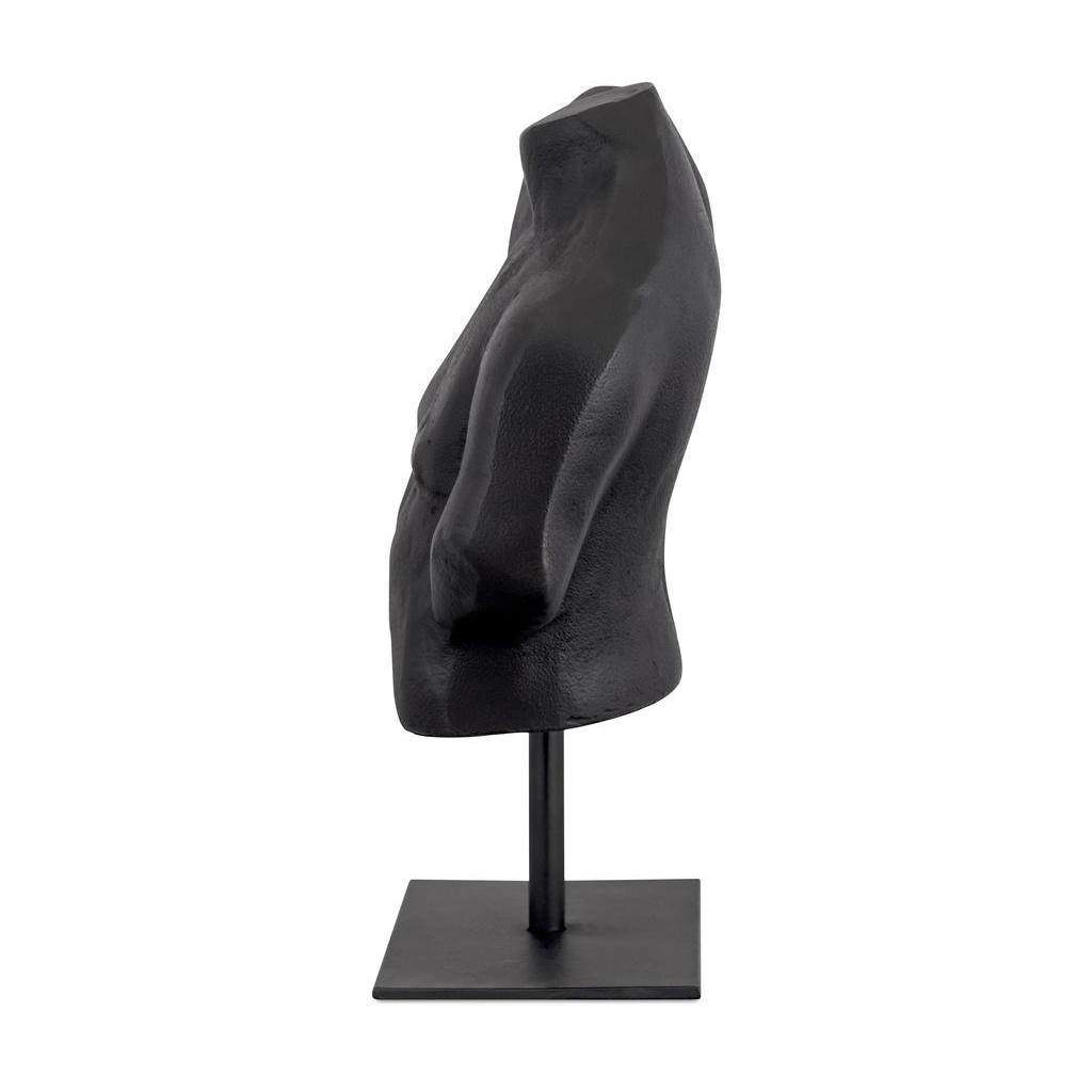 Victor Cast Alumiinum Sculpture Aged Black - Image 4