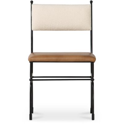 Posta Dining Chair Brown Leather