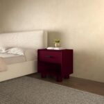 Jolene Nightstand Deep Red - Image 8