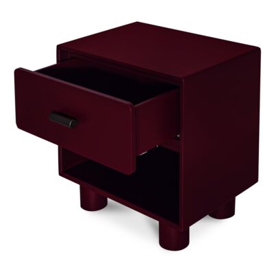 Alternative view of Jolene Nightstand Deep Red