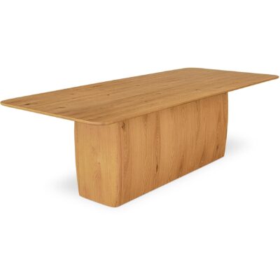 Alternative view of Winston Dining Table Rustic Oak