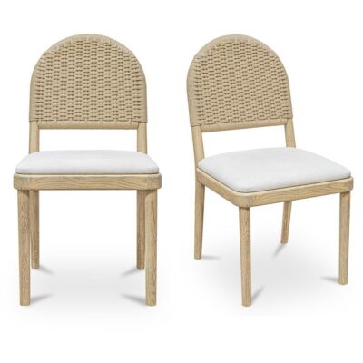 Claire Dining Chair Natural-Set of Two