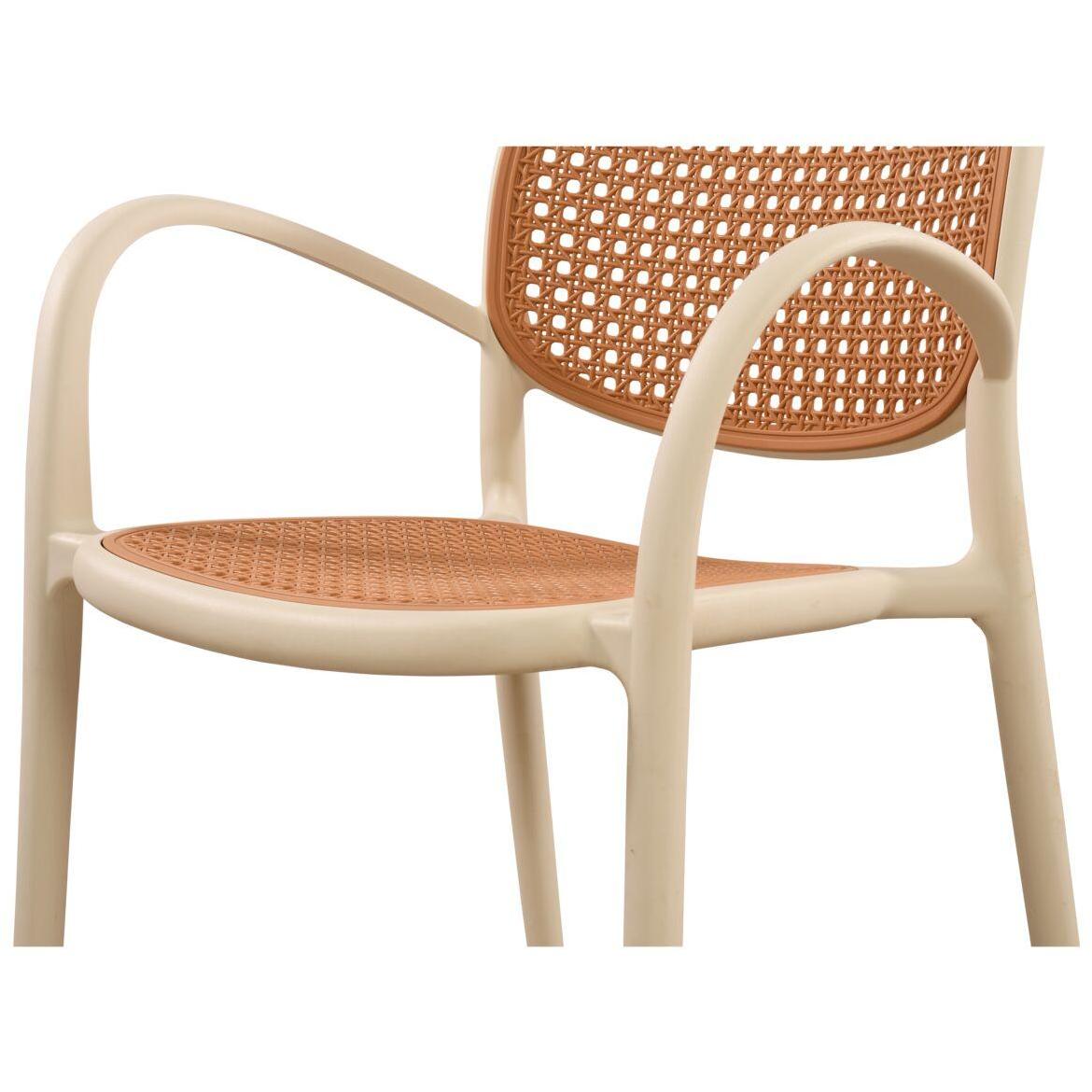 Soren Outdoor Dining Chair White (Set of Two) - Image 6