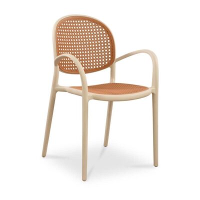Alternative view of Soren Outdoor Dining Chair White (Set of Two)
