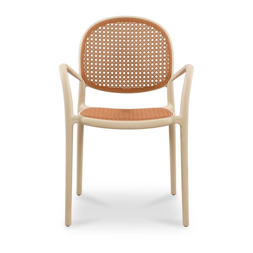 Soren Outdoor Dining Chair White (Set of Two) - Image 4