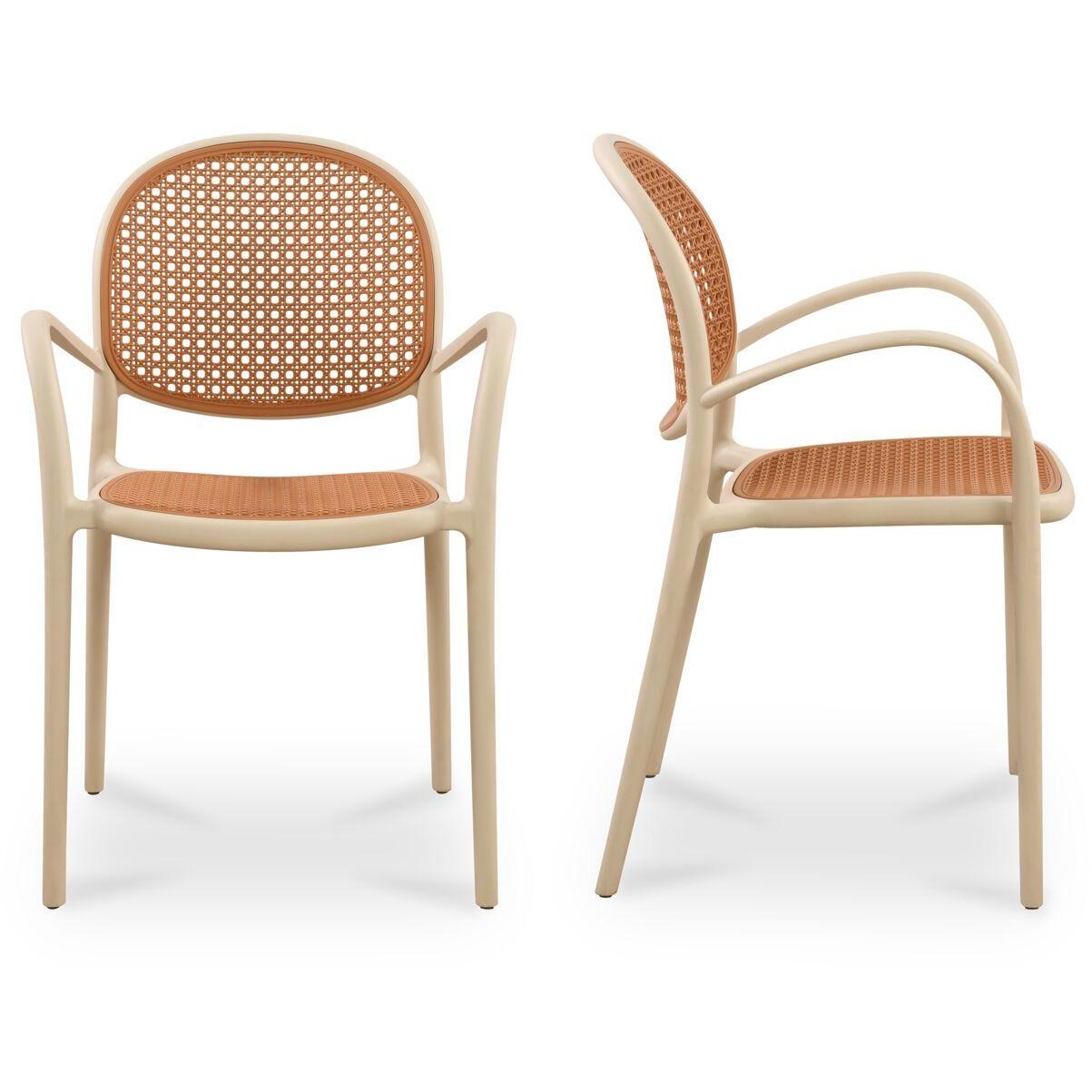 Soren Outdoor Dining Chair White (Set of Two) - Image 3