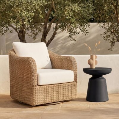 Alternative view of Ruth Outdoor Side Table Black