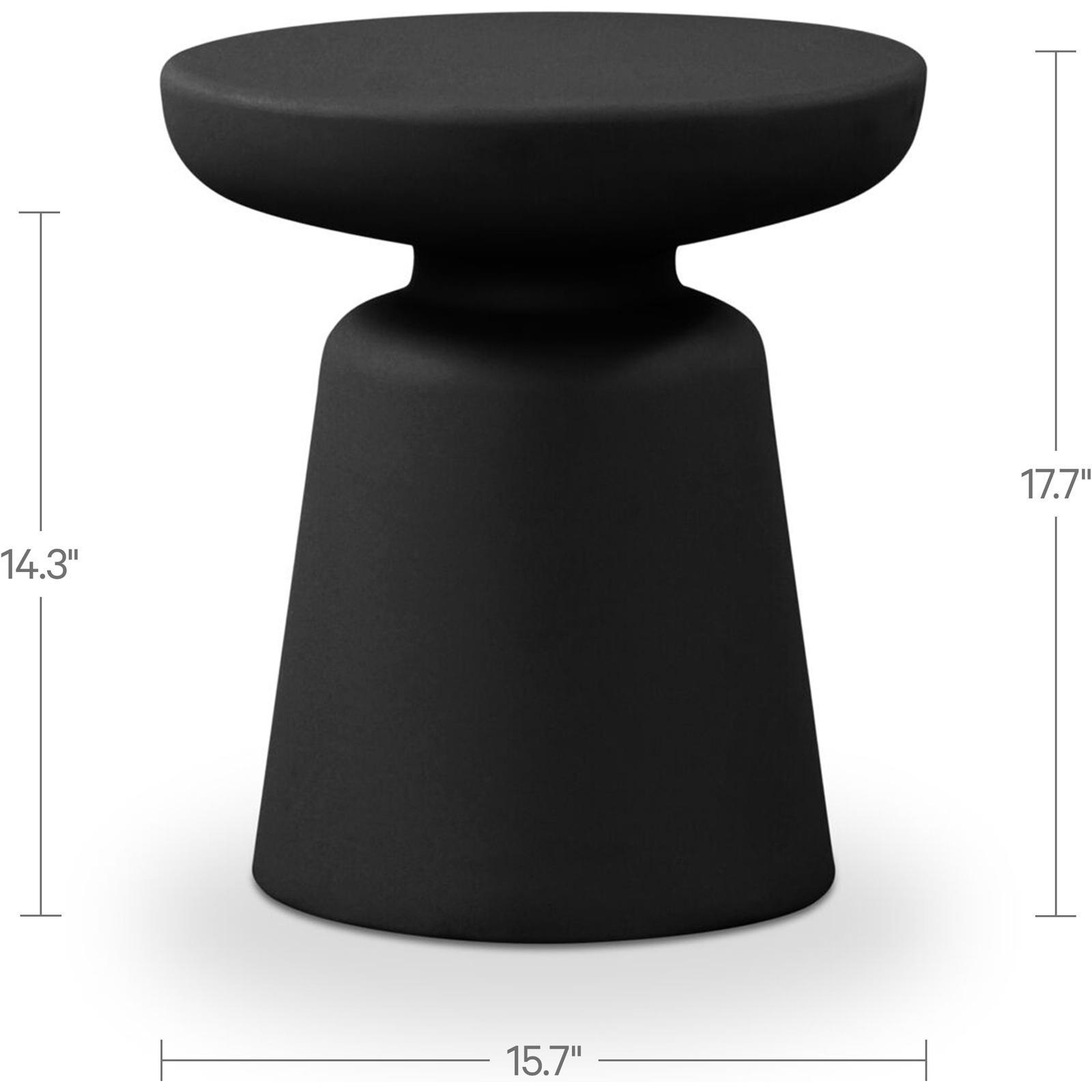 Ruth Outdoor Side Table Black - Image 3